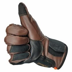 Biltwell Borrego Gloves - Chocolate -Motorcycle Accessories Shop 011226 Biltwell BorregoGloves Chocolate 5