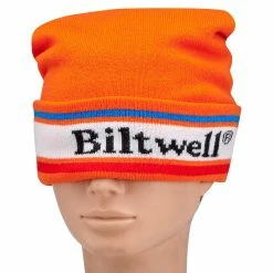 Biltwell Blaze Beanie - Orange -Motorcycle Accessories Shop 011916 Biltwell Beanie BlazeOrange 5