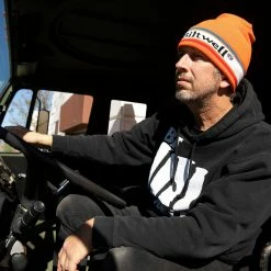 Biltwell Blaze Beanie - Orange -Motorcycle Accessories Shop 011916 Biltwell Beanie BlazeOrange 7