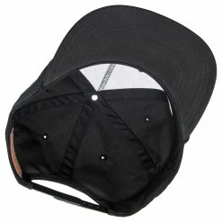 Biltwell RMHF 2 Snap Back Hat - Black -Motorcycle Accessories Shop 011919 Biltwell SnapBack RMHF2Black 5