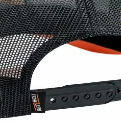 Biltwell Bolts 2 Snap Back Hat - Black -Motorcycle Accessories Shop 012238 Biltwell Snap Back Hat Bolts 2 Black White Orange 6
