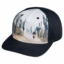 Biltwell Baja Snap Back Hat - Black/Red -Motorcycle Accessories Shop 012244 Biltwell Snap Back Baja Black Red 4