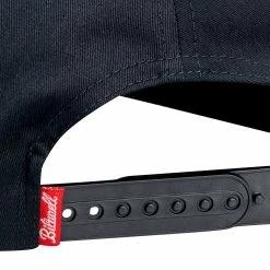 Biltwell Baja Snap Back Hat - Black/Red -Motorcycle Accessories Shop 012244 Biltwell Snap Back Baja Black Red 8
