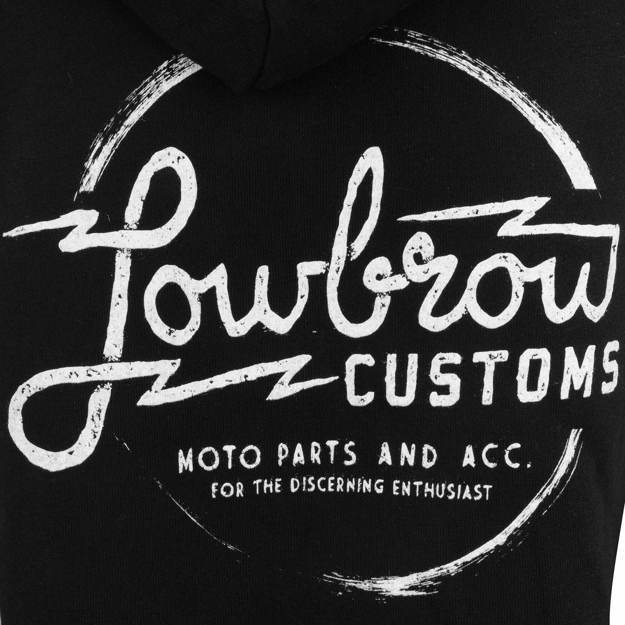 Lowbrow Customs Parts And Accessories Womens Cropped Hooded Sweatshirt 2 Lowbrow Customs Parts And Accessories Womens Cropped Hooded Sweatshirt - Image 2