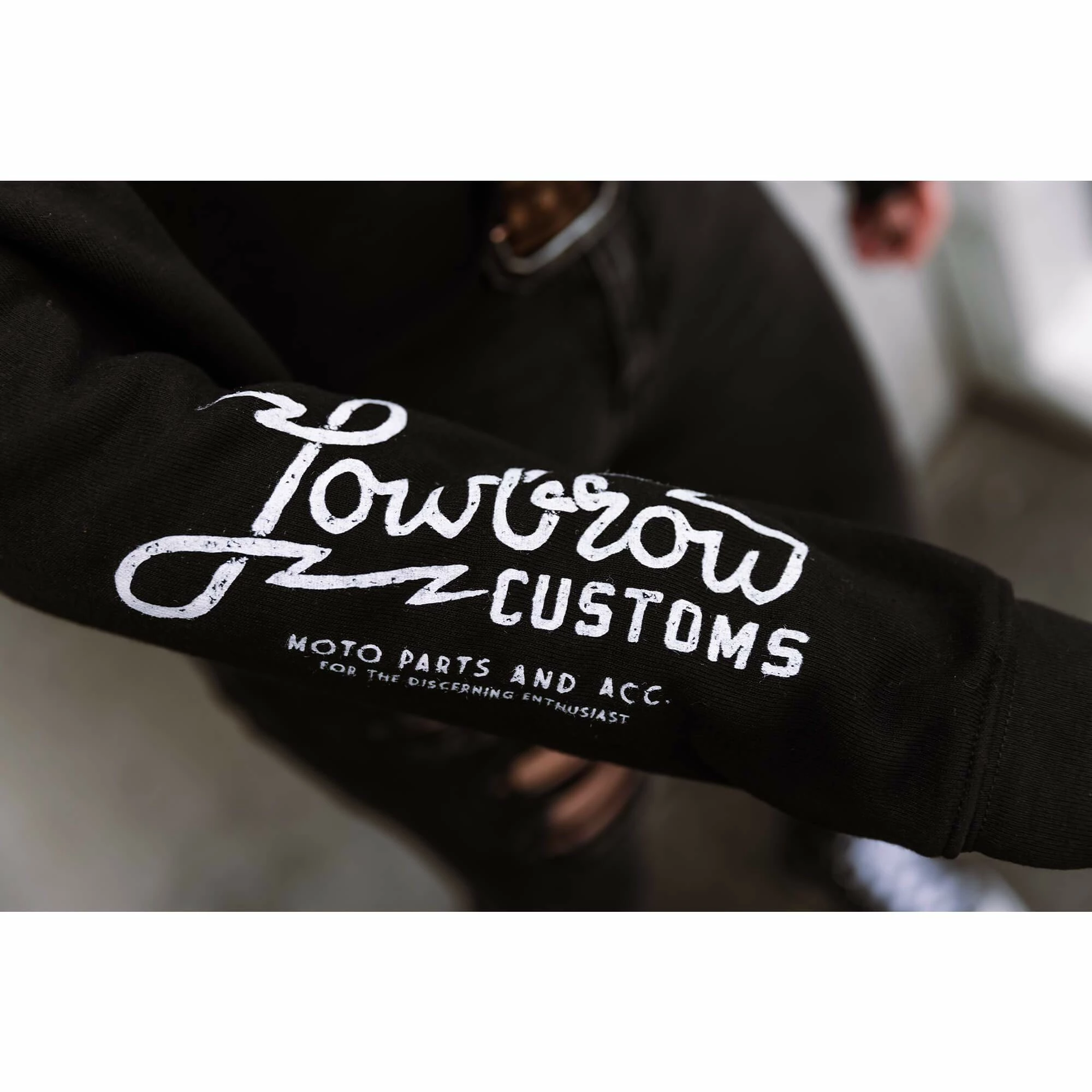 Lowbrow Customs Parts And Accessories Womens Cropped Hooded Sweatshirt 11 Lowbrow Customs Parts And Accessories Womens Cropped Hooded Sweatshirt - Image 11