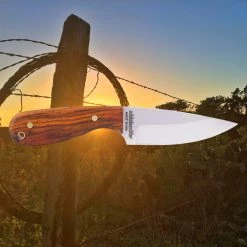 Whiteknuckler Brand Cocobolo - Model 3 Knife - Right Hand - Black Sheath -Motorcycle Accessories Shop 012523 Whiteknuckler Brand Cocobolo Model 3 Knife Right Hand Black Sheath 2