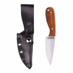 Whiteknuckler Brand Cocobolo - Model 3 Knife - Right Hand - Black Sheath