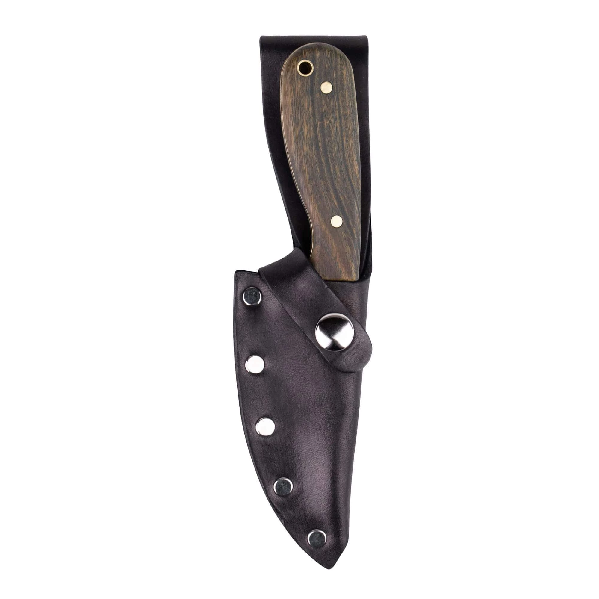 Whiteknuckler Brand Lignum Vitae - Model 3 Knife - Right Hand - Black Sheath 10 Whiteknuckler Brand Lignum Vitae - Model 3 Knife - Right Hand - Black Sheath - Image 10