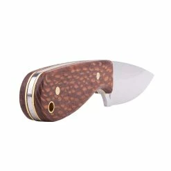 Whiteknuckler Brand Leopard Wood - Model 3 Knife - Right Hand - Black Sheath -Motorcycle Accessories Shop 012525 Whiteknuckler Brand Leopard Wood Model 3 Knife Right Hand Black Sheath 6