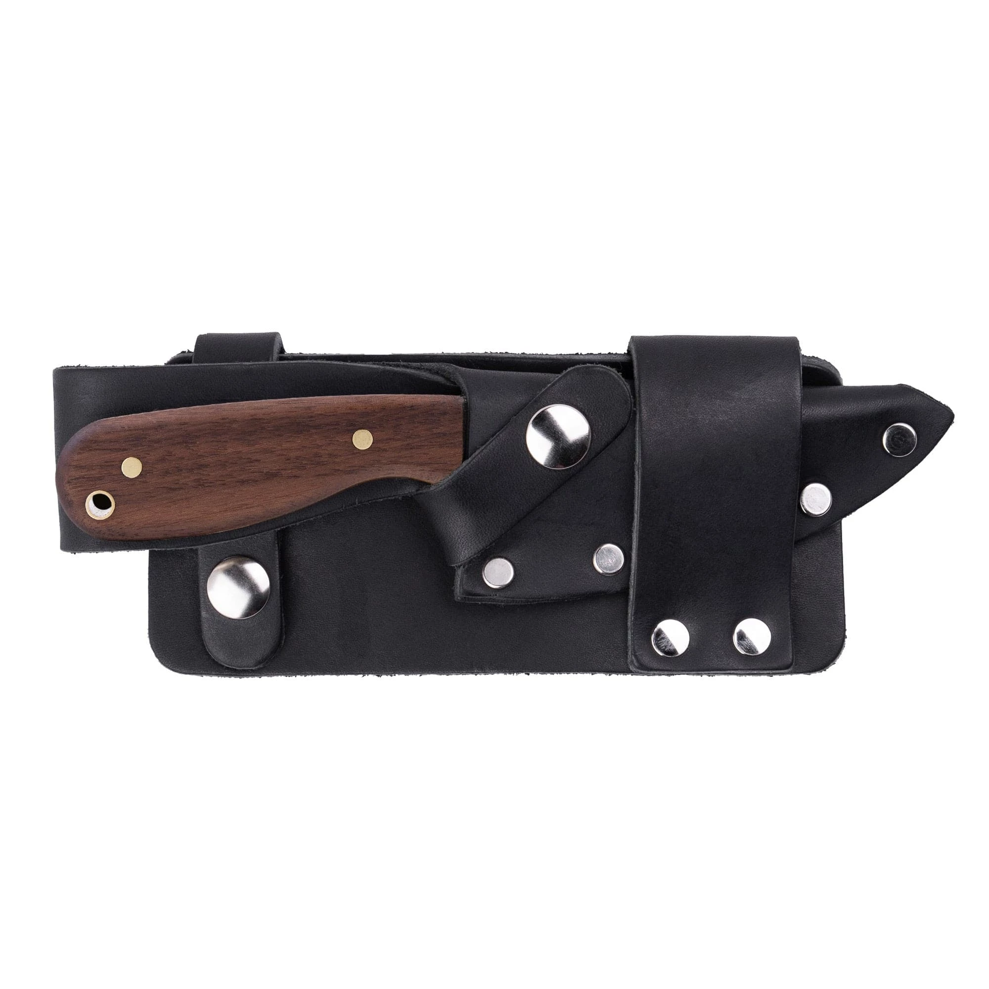 Whiteknuckler Brand American Black Walnut - Model 3 Knife - Right Hand - Black Sheath 2 Whiteknuckler Brand American Black Walnut - Model 3 Knife - Right Hand - Black Sheath - Image 2