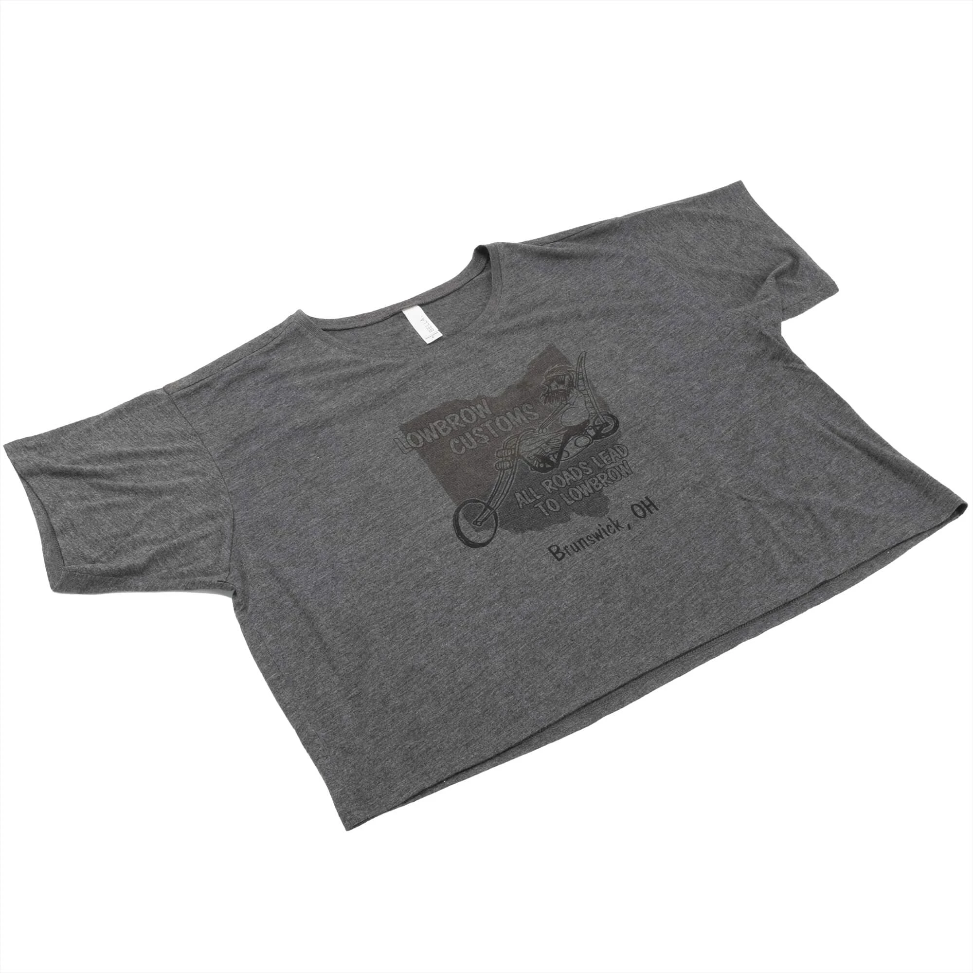 Lowbrow Customs Womens All Roads Lead To Lowbrow T-Shirt 3 Lowbrow Customs Womens All Roads Lead To Lowbrow T-Shirt - Image 3