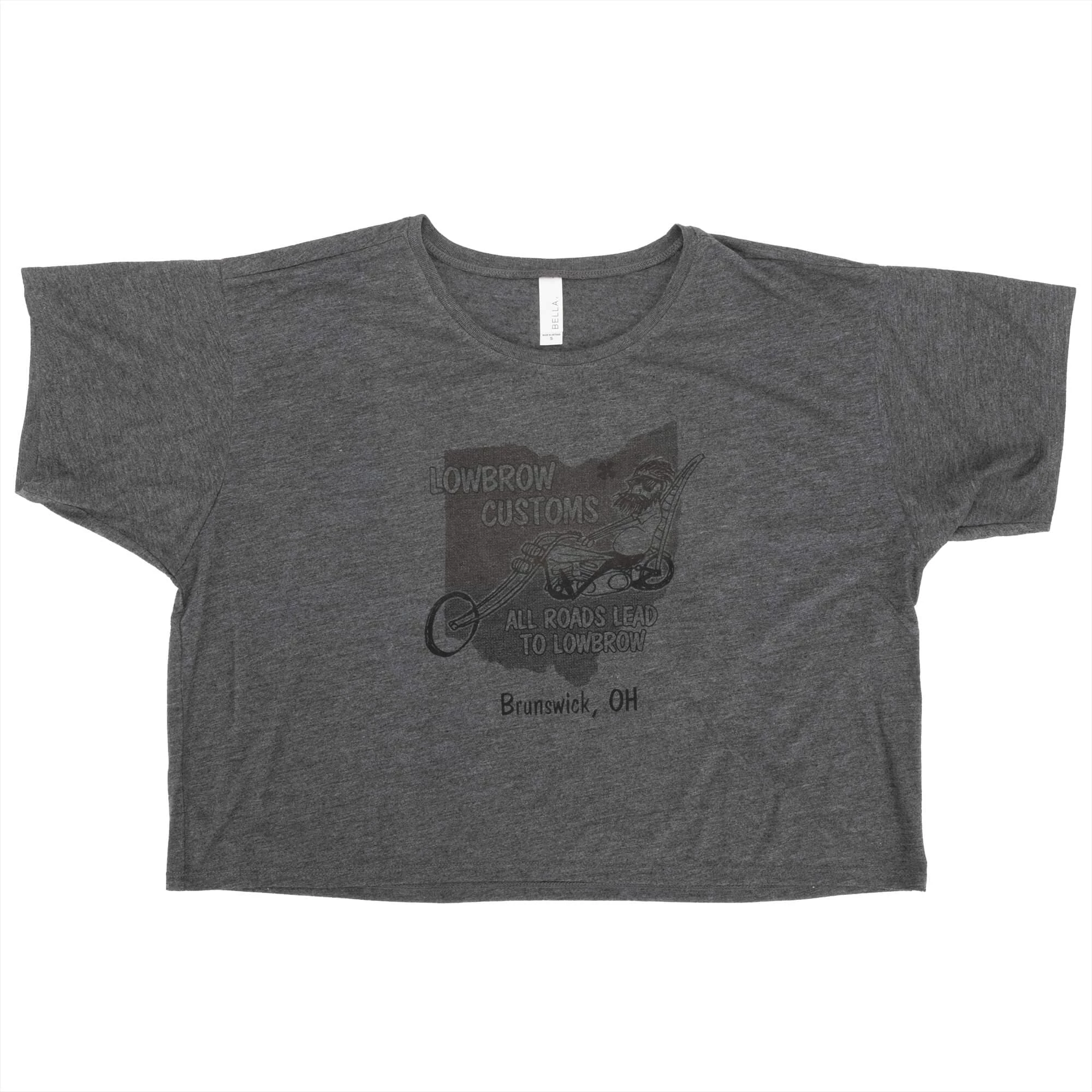 Lowbrow Customs Womens All Roads Lead To Lowbrow T-Shirt 5 Lowbrow Customs Womens All Roads Lead To Lowbrow T-Shirt - Image 5