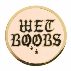 VNM Wet Boobs Enamel Lapel Pin