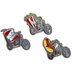 Lowbrow Customs Ride-In Movie Lapel Pin Set -Motorcycle Accessories Shop 012810 Lowbrow Customs Ride InMovieLapelPinSet 2419