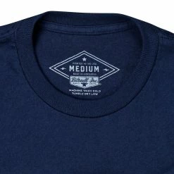 Biltwell Script T-Shirt - Black -Motorcycle Accessories Shop 012819 Biltwell Script Navy T Shirt 3