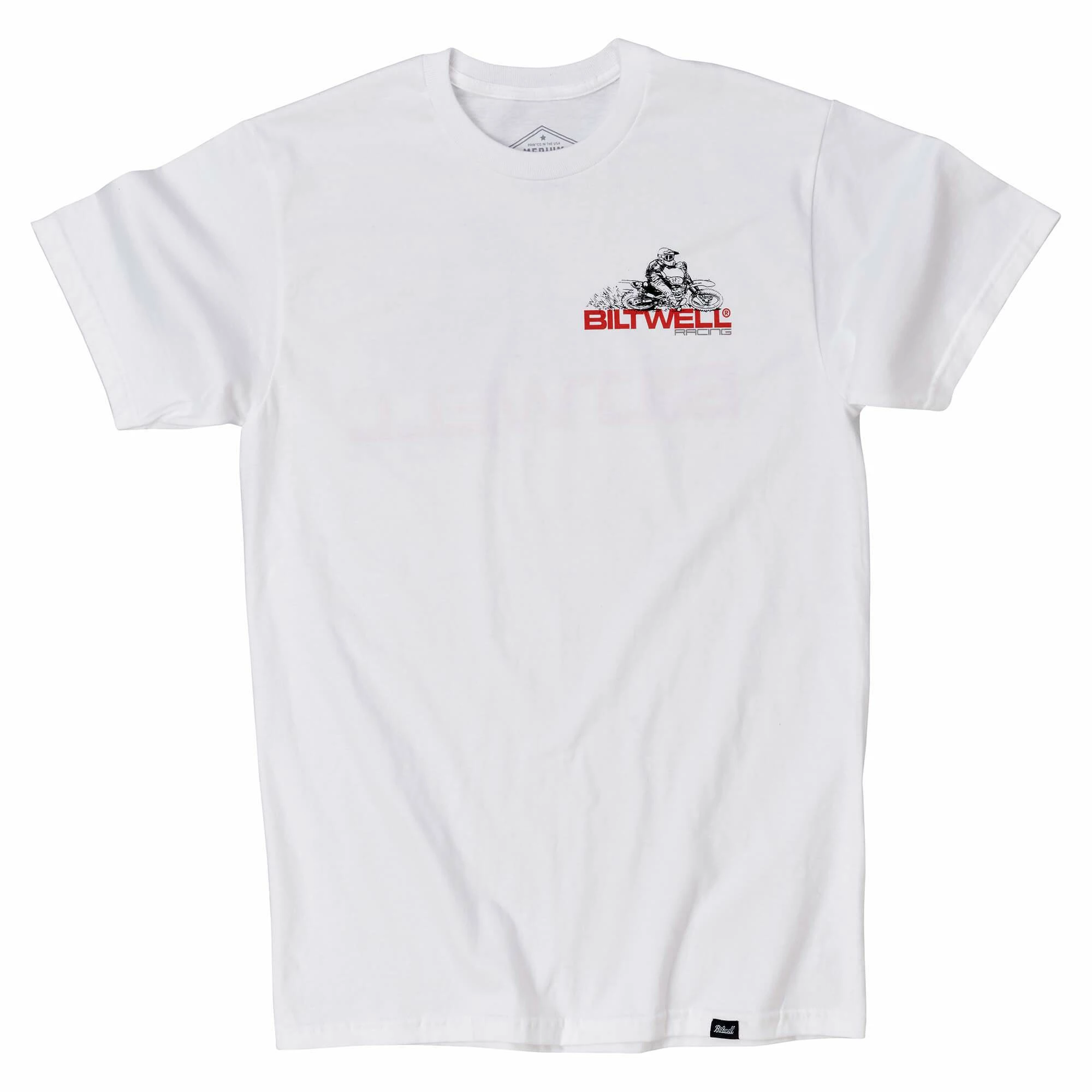 Biltwell Spare Parts T-Shirt - White 3 Biltwell Spare Parts T-Shirt - White - Image 3