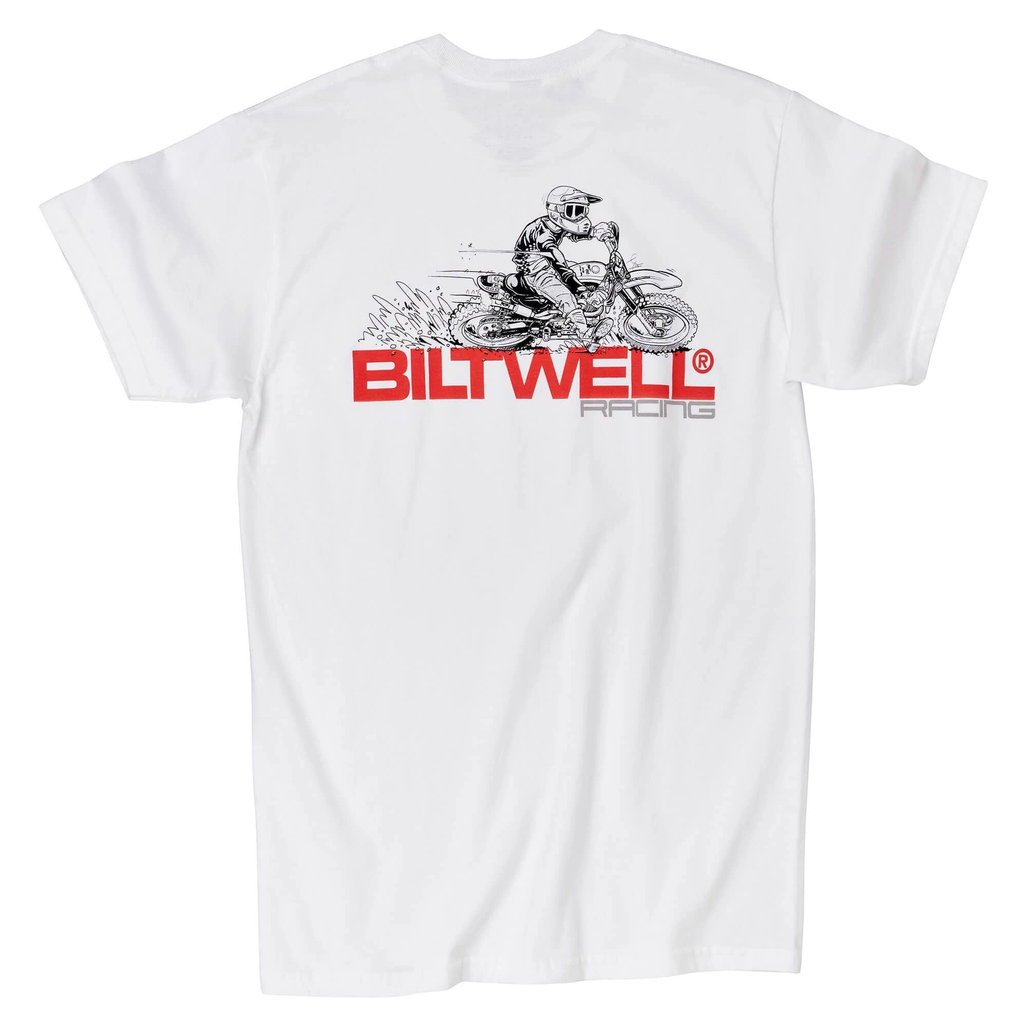 Biltwell Spare Parts T-Shirt - White 1 Biltwell Spare Parts T-Shirt - White