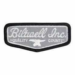 Biltwell Shield Patch - Grey/Black/White