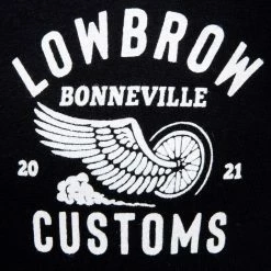 Lowbrow Customs Bonneville Salt Flats 2021 Racing Support T-Shirt - Black 13 Lowbrow Customs Bonneville Salt Flats 2021 Racing Support T-Shirt - Black -Motorcycle Accessories Shop 012840 Lowbrow Customs Bonneville Salt Flats 2021 Racing Support T Shirt Black 2