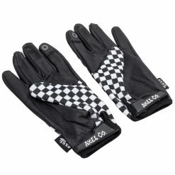 Axel Co. Black & White Checkers Mesh Top Gloves 12 Axel Co. Black & White Checkers Mesh Top Gloves -Motorcycle Accessories Shop 012947 Axel Co Black WhiteCheckersMeshTopGloves 4