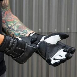 Biltwell Boreggo Gloves - Black/Cement -Motorcycle Accessories Shop 012953 Biltwell Boreggo Gloves Black Cement 10