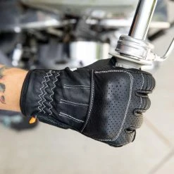 Biltwell Boreggo Gloves - Black/Cement -Motorcycle Accessories Shop 012953 Biltwell Boreggo Gloves Black Cement 12