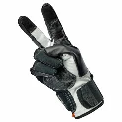 Biltwell Boreggo Gloves - Black/Cement -Motorcycle Accessories Shop 012953 Biltwell Boreggo Gloves Black Cement 4