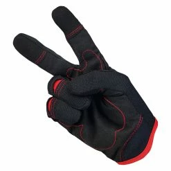 Biltwell Moto Gloves - Black/Red -Motorcycle Accessories Shop 012955 Biltwell Moto Gloves Black Red 6