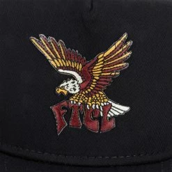 Forever The Chaos Life Pizza Eagle Snapback Hat - Black -Motorcycle Accessories Shop 012957 Forever The Chaos Life PizzaEagleSnapbackHat Black 3