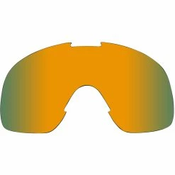 Biltwell Overland Goggle Lens - Lime Mirror/Brown