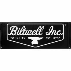Biltwell Logo Shop Banner - Black/White
