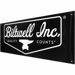 Biltwell Logo Shop Banner - Black/White 9 Biltwell Logo Shop Banner - Black/White -Motorcycle Accessories Shop 013066 Biltwell Shield Logo Shop Banner Black White 2
