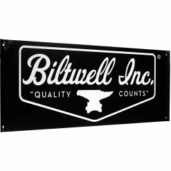 Biltwell Logo Shop Banner - Black/White 8 Biltwell Logo Shop Banner - Black/White -Motorcycle Accessories Shop 013066 Biltwell Shield Logo Shop Banner Black White 3
