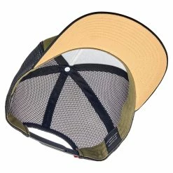 Biltwell Woodsy Snap Back Hat - Olive/Black -Motorcycle Accessories Shop 013148 Biltwell Snapback Hat Woodsy Olive Black 5