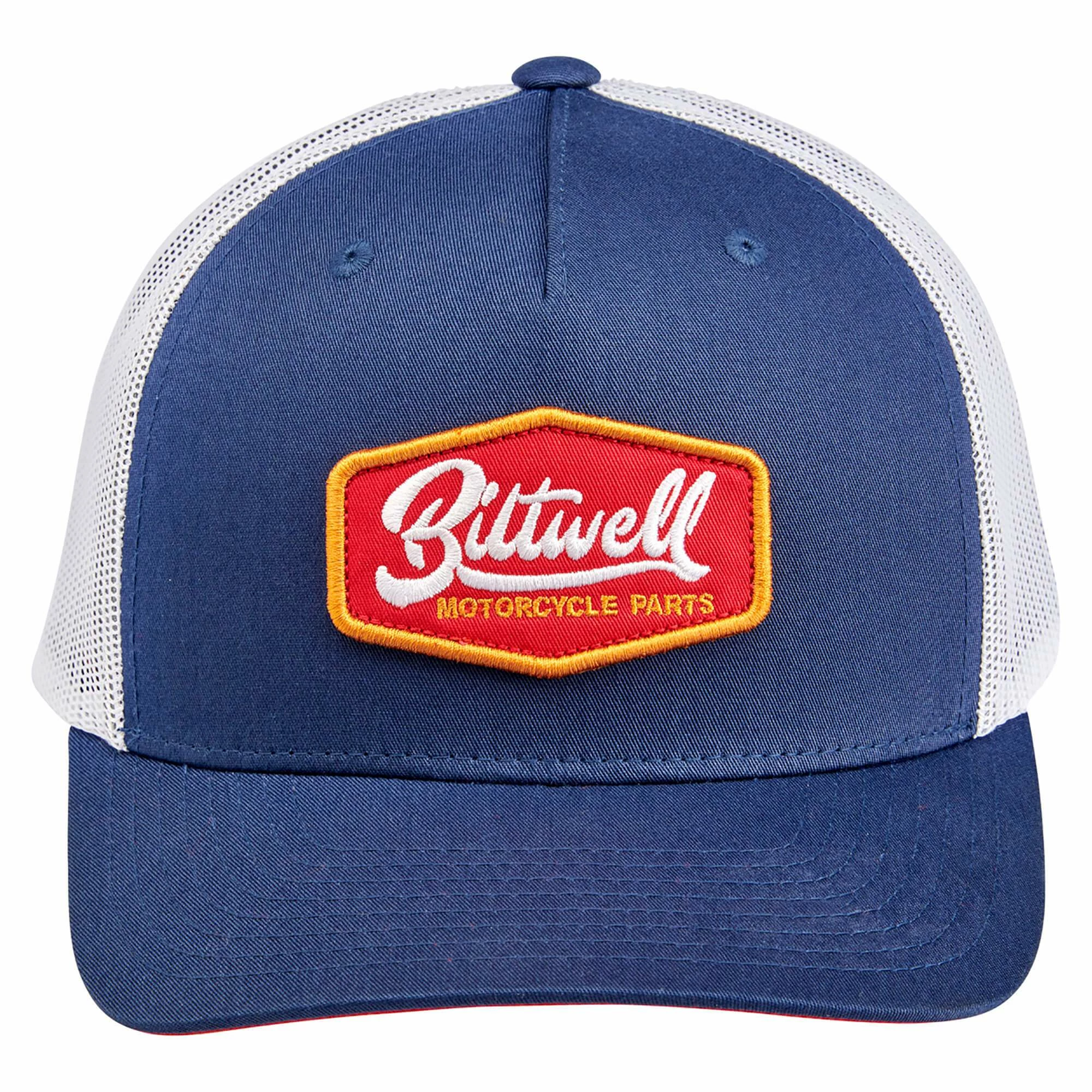 Biltwell Standard Snap Back Hat - Red/White/Blue 2 Biltwell Standard Snap Back Hat - Red/White/Blue - Image 2