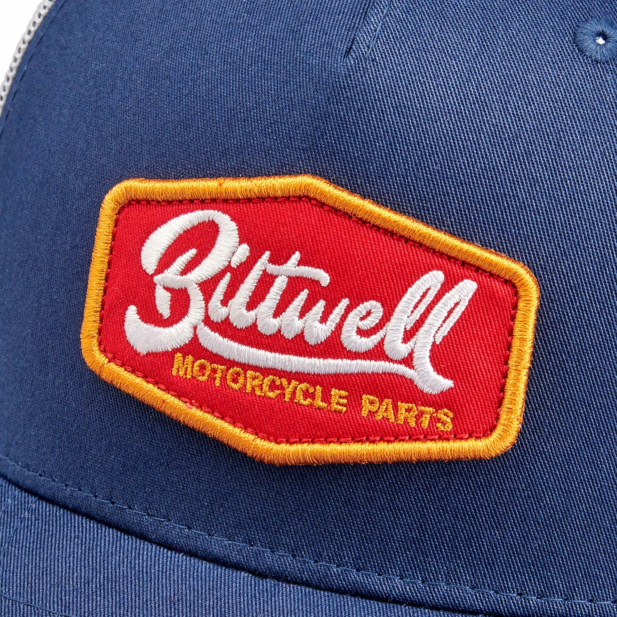 Biltwell Standard Snap Back Hat - Red/White/Blue 5 Biltwell Standard Snap Back Hat - Red/White/Blue - Image 5