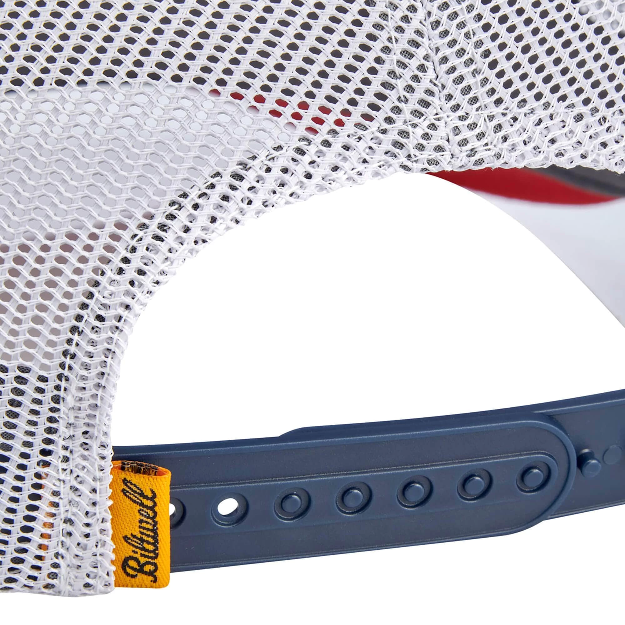 Biltwell Standard Snap Back Hat - Red/White/Blue 4 Biltwell Standard Snap Back Hat - Red/White/Blue - Image 4