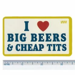 Motorcycle Accessories Shop -Motorcycle Accessories Shop 013192 VNM Big Beers Sticker 2