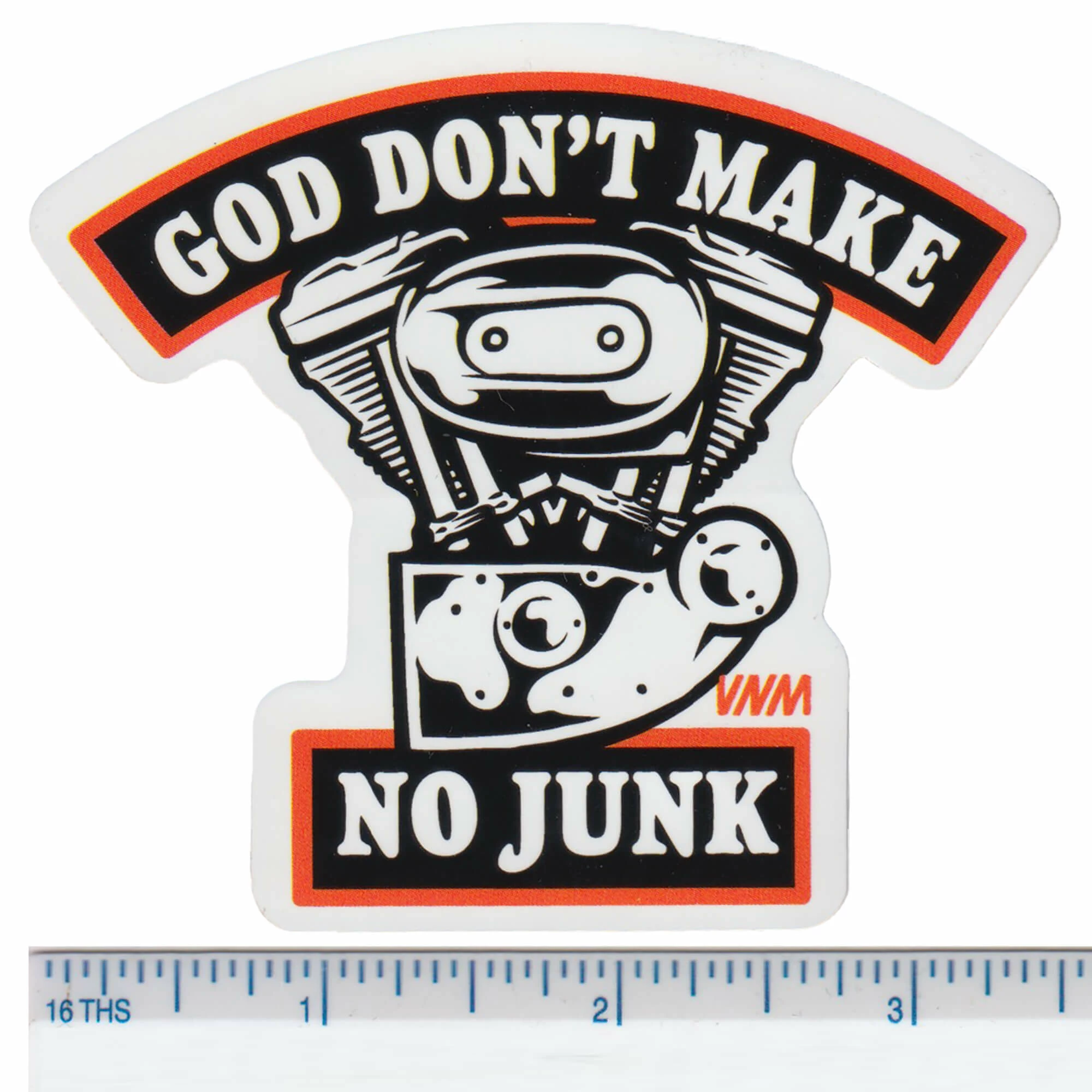 VNM God Don't Make No Junk Sticker 2 VNM God Don't Make No Junk Sticker - Image 2