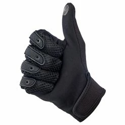 Biltwell Anza Gloves - Black Out -Motorcycle Accessories Shop 013217 Biltwell Anza Gloves Blackout 5
