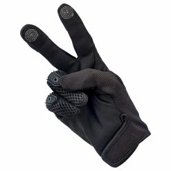 Biltwell Anza Gloves - Black Out -Motorcycle Accessories Shop 013217 Biltwell Anza Gloves Blackout 6