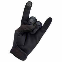 Biltwell Anza Gloves - Black Out -Motorcycle Accessories Shop 013217 Biltwell Anza Gloves Blackout 7