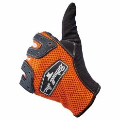 Biltwell Anza Gloves - Orange -Motorcycle Accessories Shop 013219 Biltwell Anza Gloves Orange 4