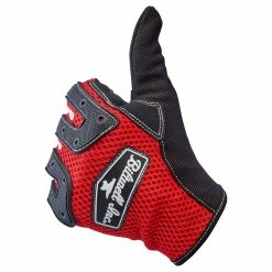 Biltwell Anza Gloves - Red -Motorcycle Accessories Shop 013220 Biltwell Anza Gloves Red 4