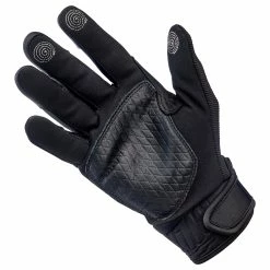 Biltwell Baja Gloves - Black Out -Motorcycle Accessories Shop 013221 Biltwell Baja Gloves Blackout 3