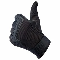 Biltwell Baja Gloves - Black Out -Motorcycle Accessories Shop 013221 Biltwell Baja Gloves Blackout 4