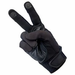 Biltwell Baja Gloves - Black Out -Motorcycle Accessories Shop 013221 Biltwell Baja Gloves Blackout 6