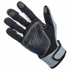 Biltwell Baja Gloves - Grey -Motorcycle Accessories Shop 013224 Biltwell Baja Gloves Grey 3