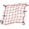 Powertye Adjustable Cargo Net - Red - 15 X 15 Inch