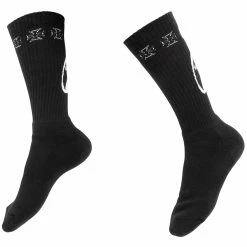 Mooneyes MOON Equipped 6 Iron Cross Socks - Black -Motorcycle Accessories Shop 013530 Mooneyes MOONEquipped6IronCrossSocks Black 6